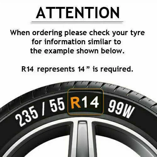 Fits Ford Fiesta Wheel Trims Hub Caps Plastic Covers Full Set 15" Inch Black 2
