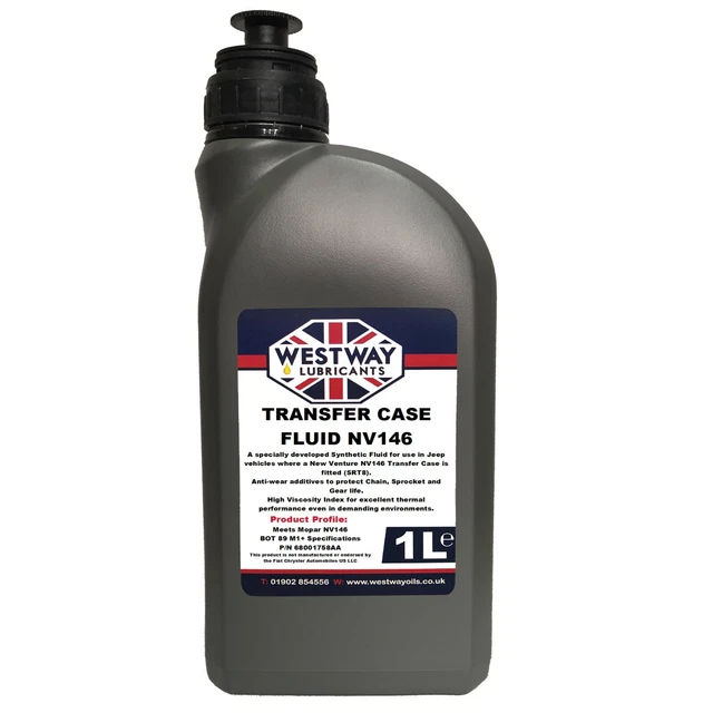 Mopar Transfer Case Fluid 2-Liter Kit (2 X 0.946L) For Jeep NV245, NV247, NV249 – OEM 5016796EA