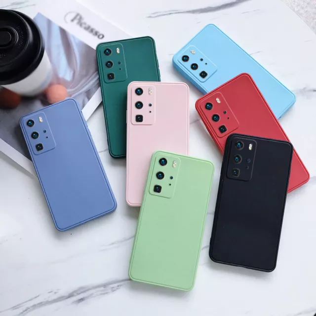 Silikonhülle Für Huawei P40 Pro P30 P20 Pro Mate 40 30 20 Handy Schutzhülle Case