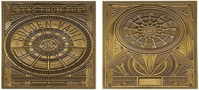 INGOT DND KEYS GOLDEN VAULT - New Collectibles - A7332z