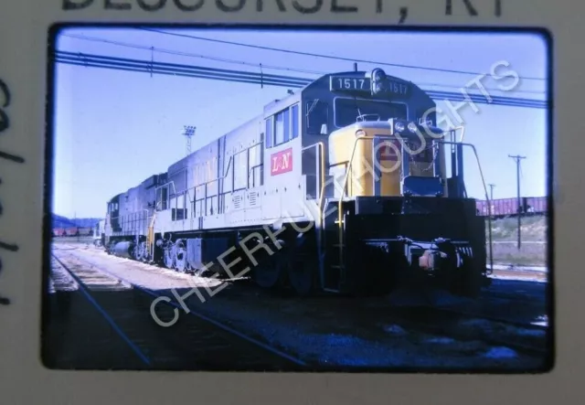 Original '65 Kodachrome Slide LN Louisville Nashville 1517 U25C Decoursey  29T11