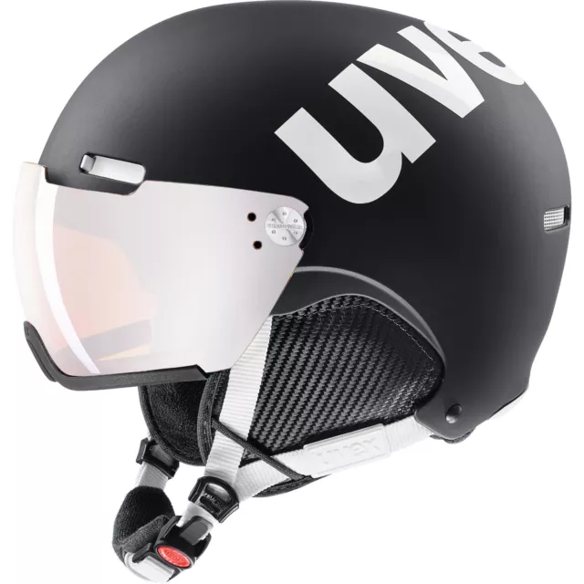 uvex hlmt 500 Visor Skihelm black white Visierhelm Helm Ski Helmet Snowboardhelm