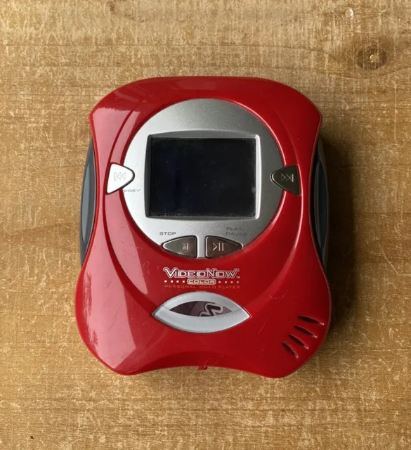 2004 Red Video Now Color Player Hasbro VideoNow With (1) Disc PreOwned