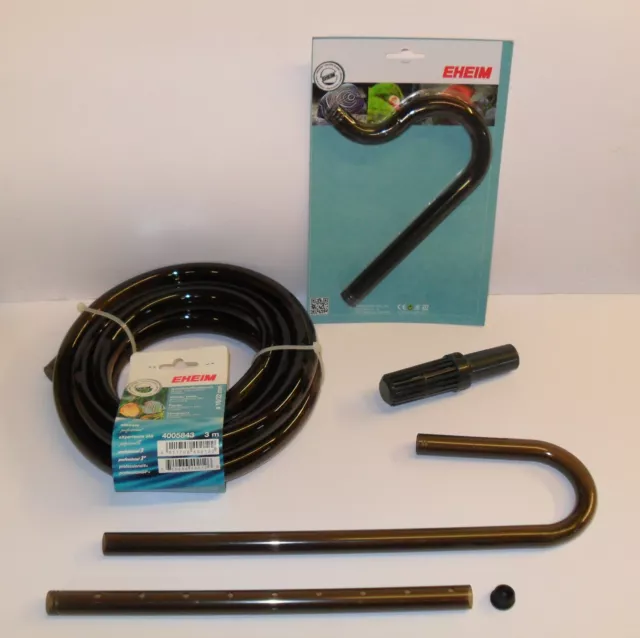 EHEIM NEW BLACK 16/22mm FITTINGS AND TUBING. Aquarium Filter Pipe