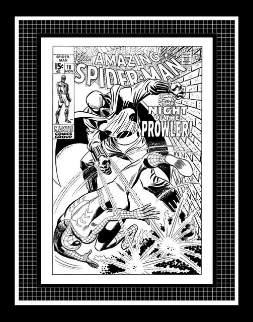 John Romita Amazing Spider-Man #78 Rare Production Art Cover