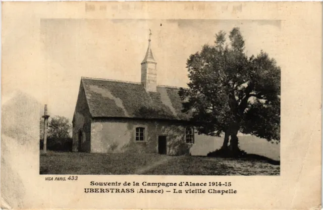 CPA AK Souvenir de la Campagne d'Alsace Uberstrass La vieche Chapelle (366416)
