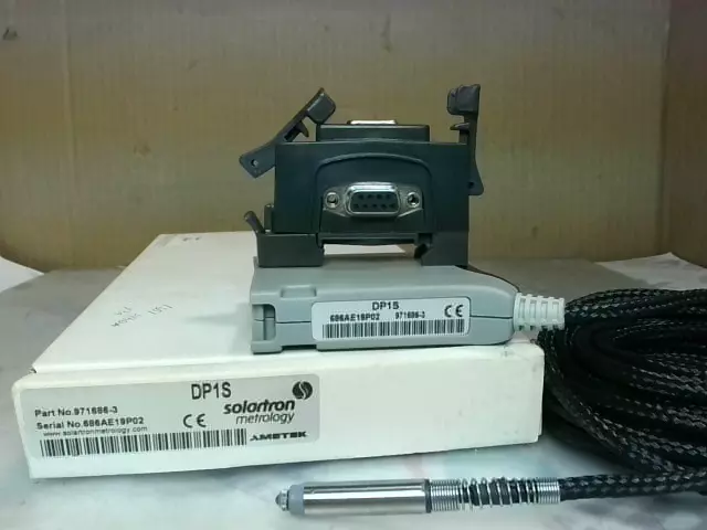 Solartron 971686-3 Digital Probe w/ Cable DP1S - New In Box