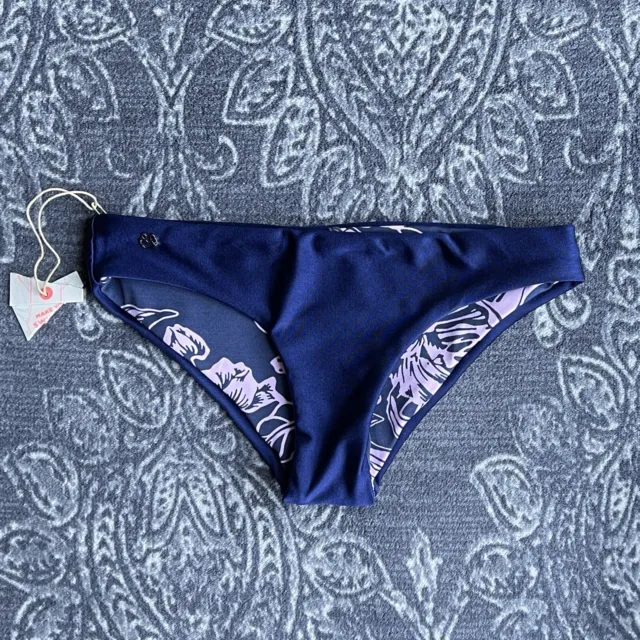 Maaji Blue Depth Sublime Reversible Bikini Bottom Women’s Size XS