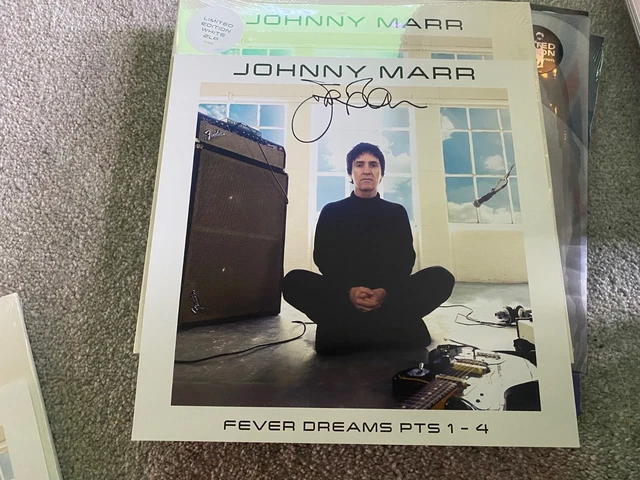 Johnny Marr - Fever Dreams PTS 1-4 - Signed Print Limited White Vinyl - Sealed