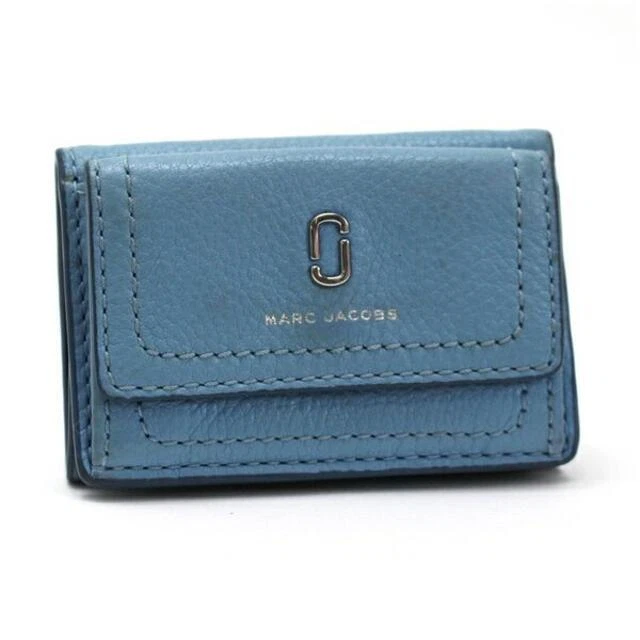 Marc Jacobs Trifold Wallet Compact Light Blue kAX20