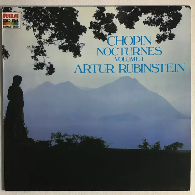 RUBINSTEIN Chopin Nocturnes Vol 1 N/Mint 1988 RCA Gold Seal GL G89836 LP