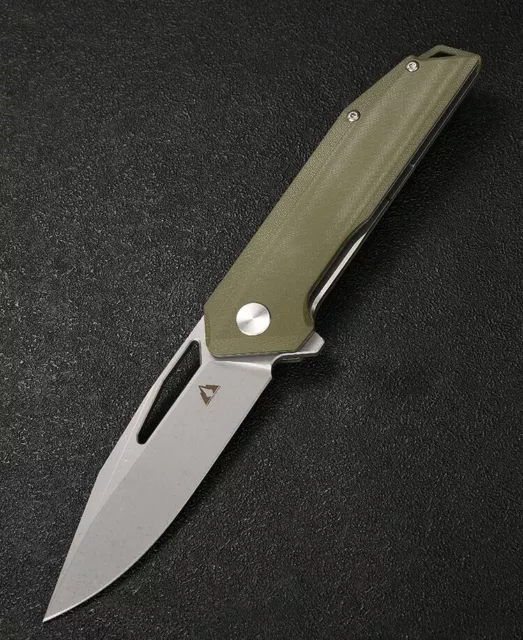 CMB Made Knives Lurker CMB-10C G10 Handle D2 Steel Camping Pocket Folding Knife