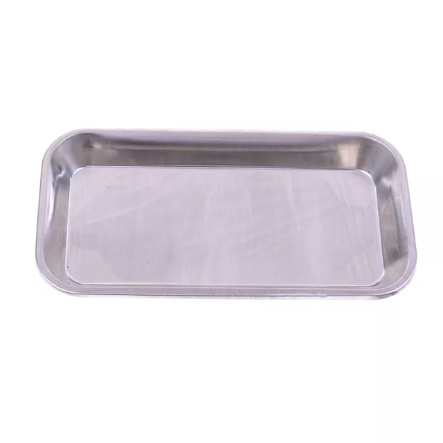 Stainless steel medical surgical tray dental dish lab instrument tools 22X12X-wf