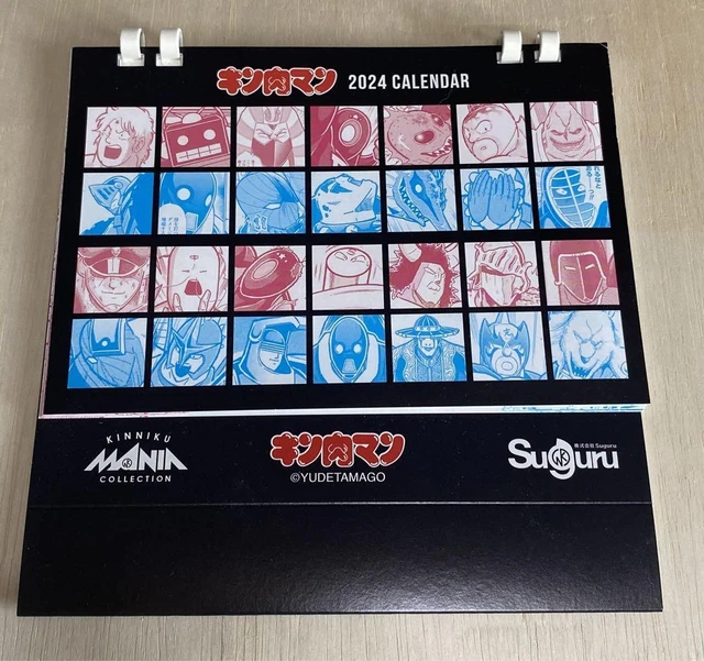 KINNIKUMAN 2024 DESK Calendar Novelty 53.57 PicClick