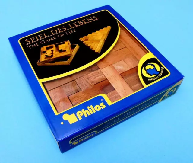 "Spiel des Lebens" Denkspiel Geduldsspiel Legespiel von Philos