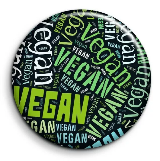 Vegan - Badge Epingle 38mm Button Pin