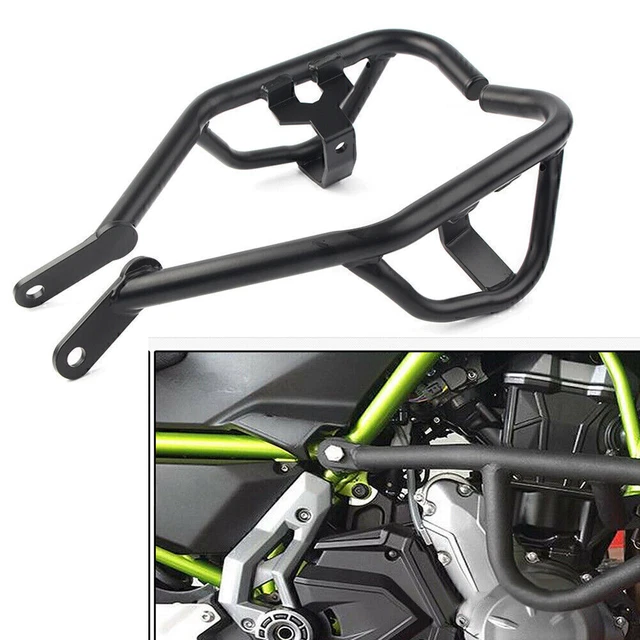 1 Set Engine Guard Crash Bar Protector For Kawasaki Z650 2017 2018 Steel Black