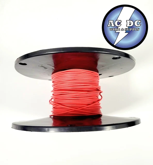 AUTOMOTIVE WIRE 18 Awg High Temp Gxl Stranded Wire Red 75 Ft On A Spool