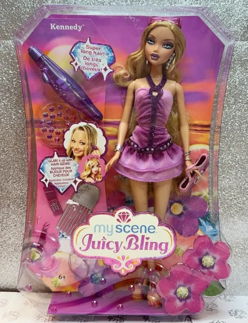 Barbie My Scene Juicy Bling Kennedy Doll Long Hair Pink Mattel