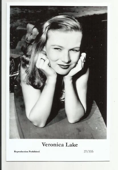 (Bx29) Veronica Lake Swiftsure Photo Postcard (27/333) Filmstar Pin Up Glamor