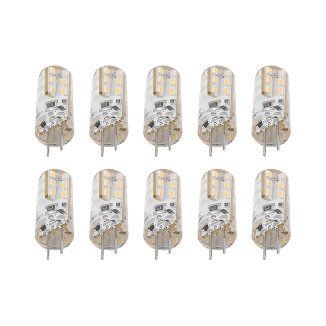 10pcs G4 LED Bulb 1.5W DC12V Warm White 3000K 110LM Bi Pin Light Bulbs LED Fo BD