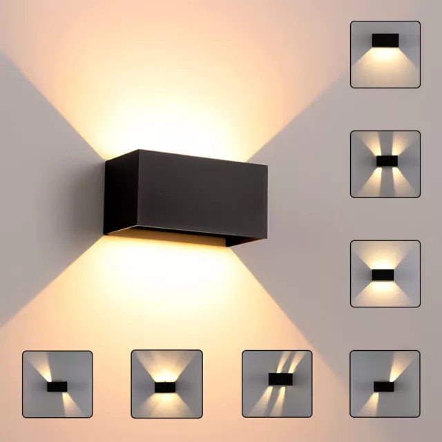 Lampada da parete cubo cubo lampada da parete LED lampada up down per esterno/interno impermeabile
