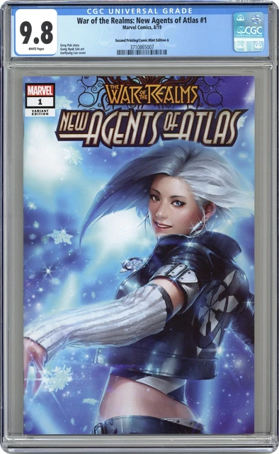 War of Realms New Agents of Atlas #1 Lee Comic Mint 2nd Printing CGC 9.8 2019