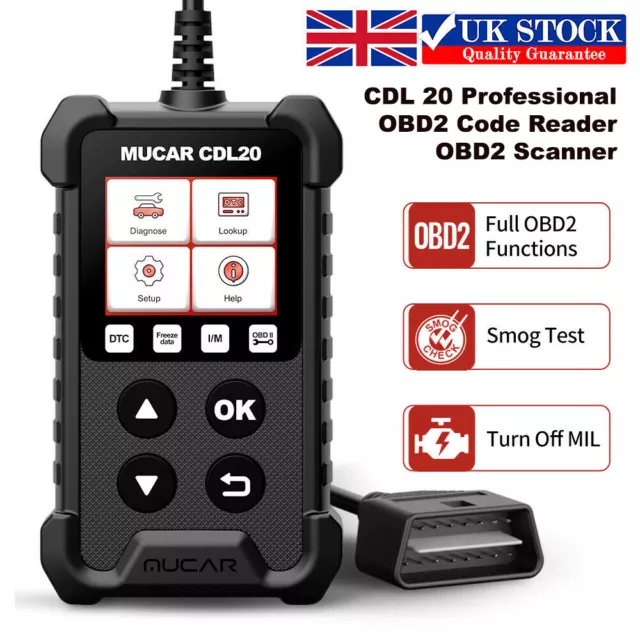 Car Engine Check Diagnostic Scan Tool OBD2 Scanner Fault Code Reader FOR VW BMW