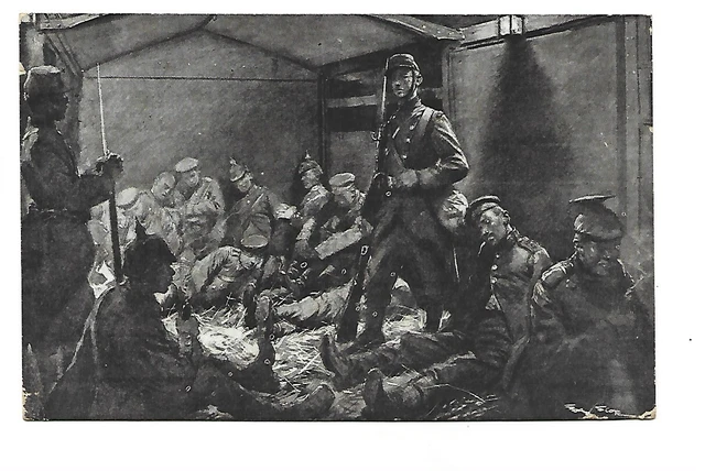 1914 Military War German Prisoners
