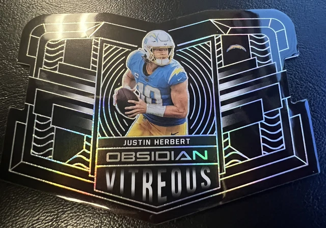 Justin Herbert 2022 Panini Obsidian Vitreous /#’d Chargers 🔥 Box Fresh Perfect