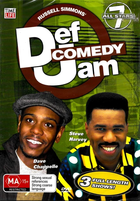 Def Comedy Jam - 7 All Stars -DVD Comedy Series Rare Aus Stock New Region 4
