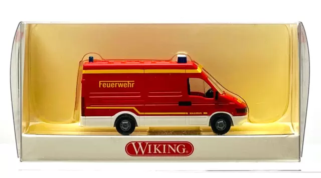 Wiking 1:87 Ho Gauge - 6080429 Feuerwehr Fire Iveco Daily Van - Boxed