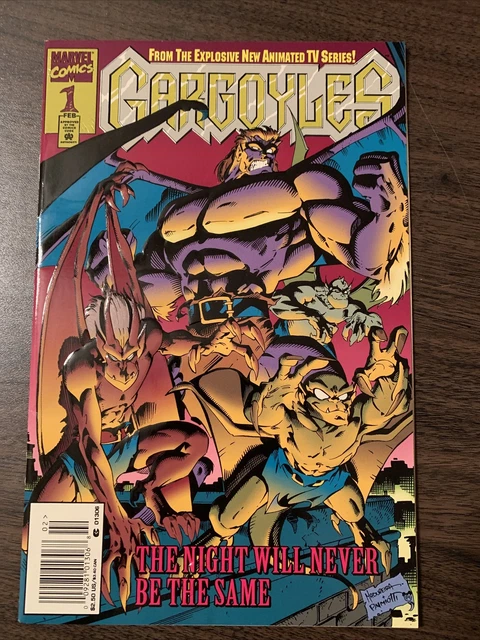 DISNEY GARGOYLES # 1 MARVEL 1995 Variant Embossed - 1st Appearance-newstand!