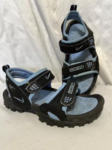 Vintage Nike ACG Blue/Black Waterproof Hiking Sandals Womens Size US 6 EUR 36.5