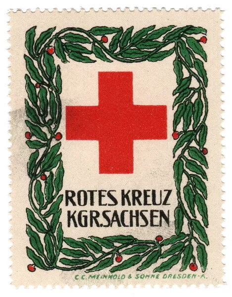 (I.B) Germany (Great War) Cinderella : Saxony Red Cross Fund