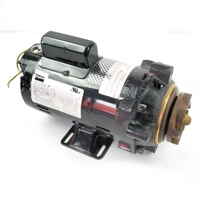 Dayton LTAB21SA 2ZWR5 Bronze/Brass 1/2 HP Centrifugal Pump 115/230V