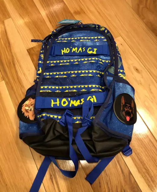 Nike Doernbecher Foamposite Backpack Coley Miller Blue Yellow FD9686-405 NWT Nike Doernbecher Foamposite Backpack Coley Miller Blue Yellow FD9686-405 NWT