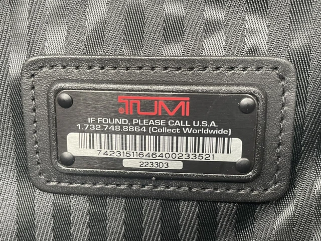 NWT TUMI Black Alpha Wheeled Garment Bag 2233D3 Extended Trip Rolling Wardrobe 21