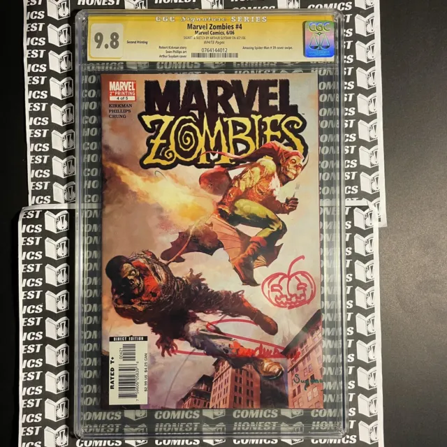 Marvel Zombies #4 Amazing Spider-Man #39 Cover Swipe CGC 9.8 Signature Series
