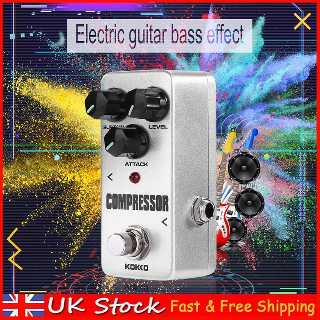 KOKKO Guitar Effect Pedal Compressor Compression Block 9V Adapter Accessories