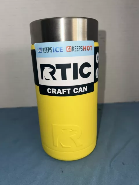RTIC Craft Can Cooler Insulated, Beer, Beverage, Bottle, Soda Can Cooler 16 Oz