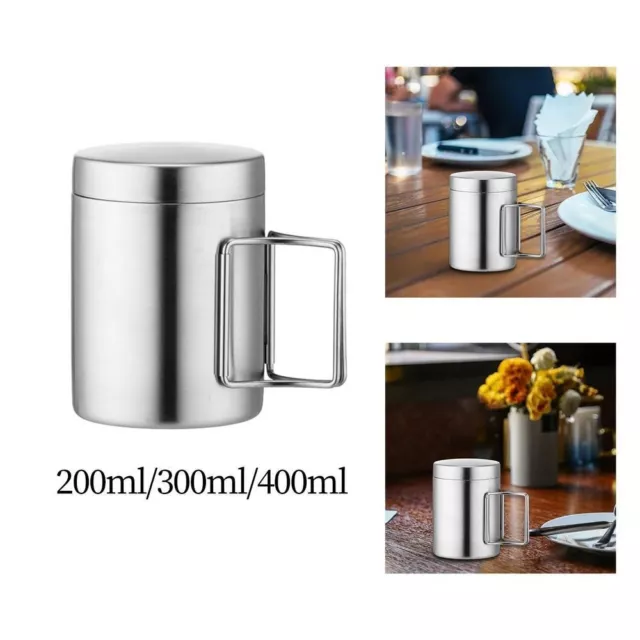 200/300/400ml Drink Cups 304 Stainless Steel Water Cup Outdoor Camping Cup