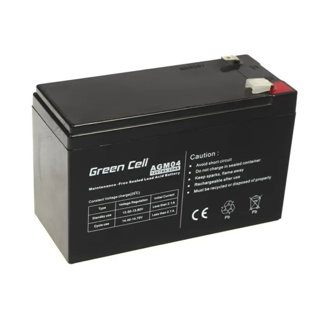 Batterie pour Système d'Alimentation Sans Interruption Green Cell AGM04 7 Ah