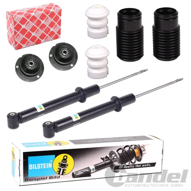 2 BILSTEIN B4 Amortiguador + X Febi Cojinete Delant. Apto para BMW 3er E30+