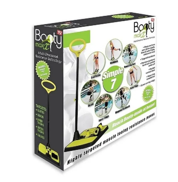 As Seen On TV "Booty Maxx" Multi-Directional Resistance Technology - New