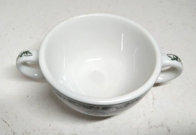 Southern Pacific Lines Railroad Double Handle Coffee Mug O. P. Co Syracuse China 2