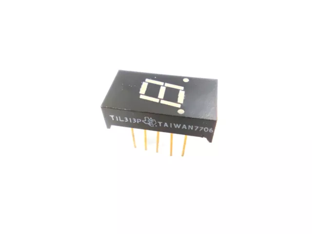 TIL313P - AFFICHEUR LED 7 SEGMENTS ( 5980-01-154-7900 ) - Texas Instruments