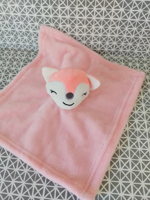 Doudou plat biche rose blanc Nanjing