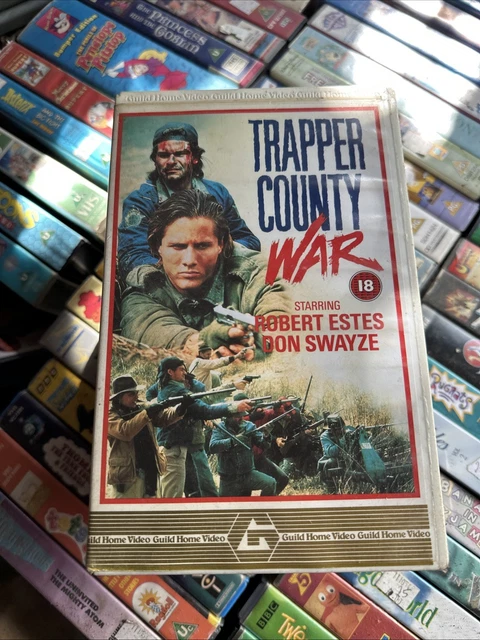 TRAPPER COUNTY WAR VHS Video Ex Rental Big Box Cert Guild £5.43 ...