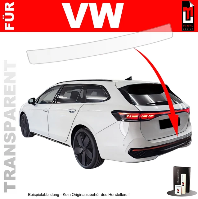 Lackschutzfolie Ladekantenschutz für VW Passat Variant B9 ab 2024 Transparent